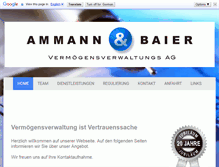 Tablet Screenshot of ammannbaier.ch